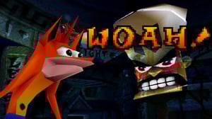 This is the Avatar Image for the Crash Woah Meme AI Voice and Text to Speech Generator